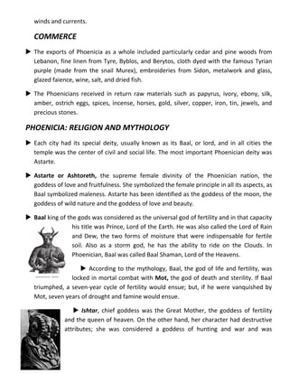 Phoenicians | PDF