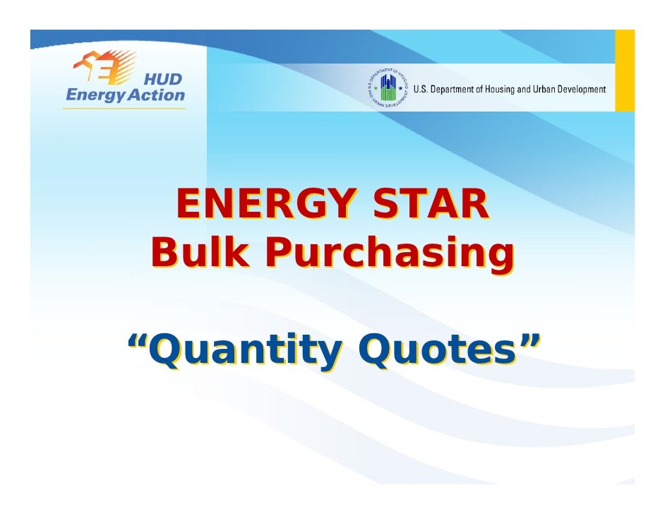phoenix energy star bulk purchasing presentation