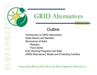 Phoenix   Grid Alternatives Solar Rehabilitation Presentation