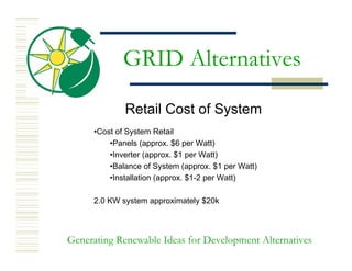 Phoenix   Grid Alternatives Solar Rehabilitation Presentation