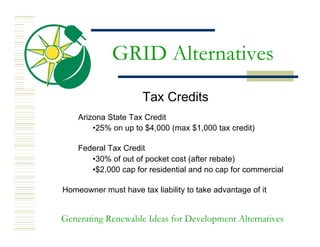 Phoenix   Grid Alternatives Solar Rehabilitation Presentation