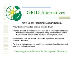 Phoenix   Grid Alternatives Solar Rehabilitation Presentation