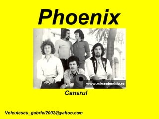 Phoenix Canarul [email_address] 