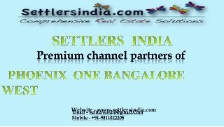 Website - www.settlersindia.com
 