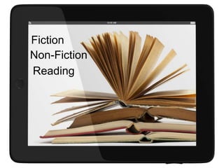 Fiction
Non-Fiction
Reading
 