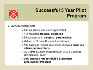 ResidentsA revitalized and diverse inner-city with a healthy and sustainable economyVision