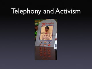 Phone Communities and Activism Showcase