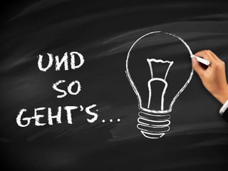 Und SoGeht’s…