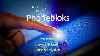 Presenter
Ishwor Tripathi
MFC 5th Batch
1
 