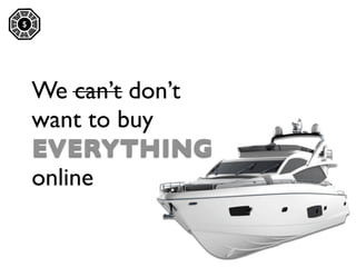 $




    We can’t don’t
    want to buy
    EVERYTHING
    online
 