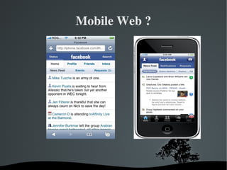 Mobile Web ? 