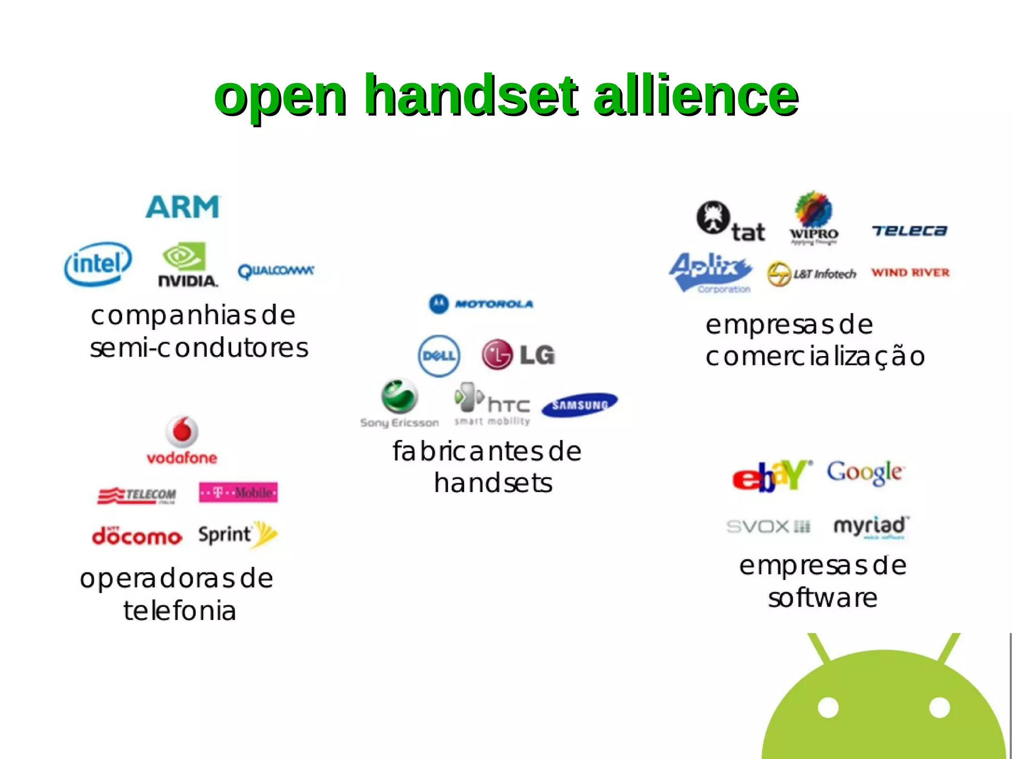 open handset allience
 