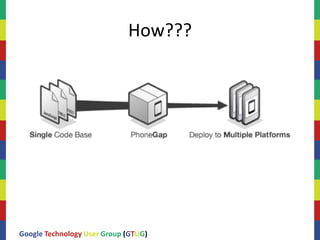 How???




Google Technology User Group (GTUG)
 