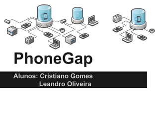 PhoneGap
Alunos: Cristiano Gomes
Leandro Oliveira
 
