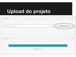 Upload do projeto
 
