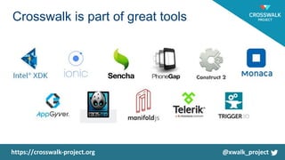 Crosswalk is part of great tools
 