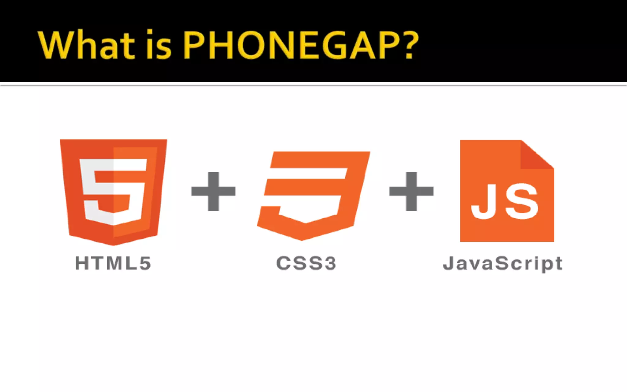 What is PHONEGAP?