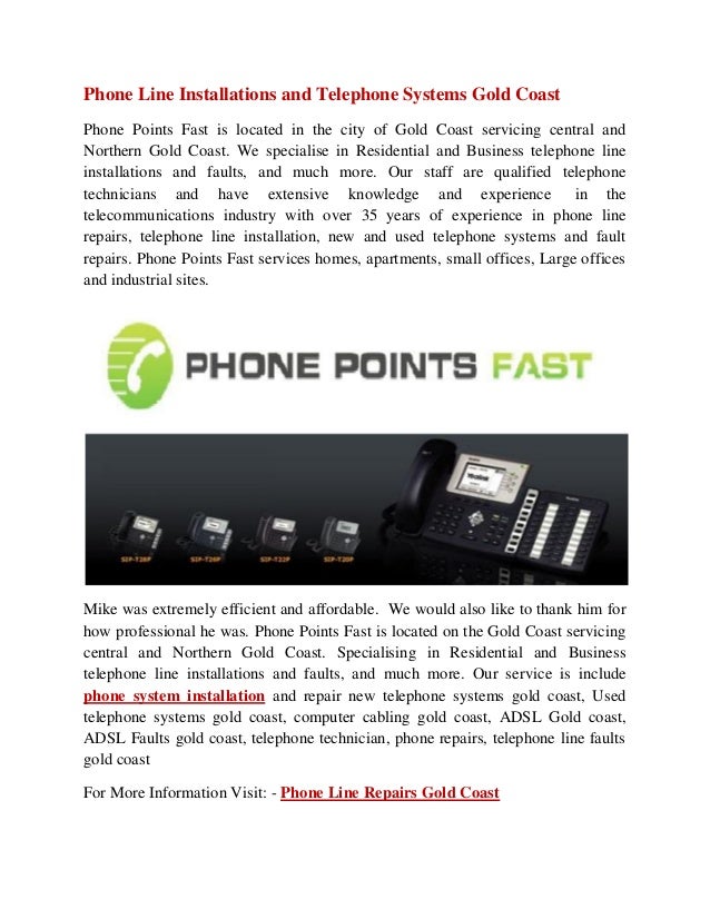 Phone Line Installations and Telephone Systems Gold Coast