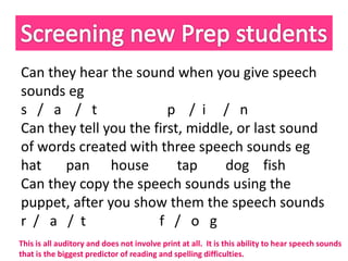 Wiring all brains for reading and spelling - phonemic awareness is ...