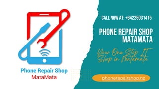 Phone Repair Shop
MataMata
Your One Stop IT
Shop in Matamata
phonerepairshop.nz
Call Now At: +64225031415
 