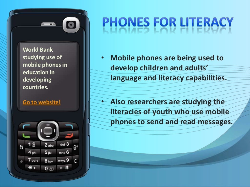 Phones for literacy all