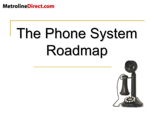 The Phone System Roadmap 