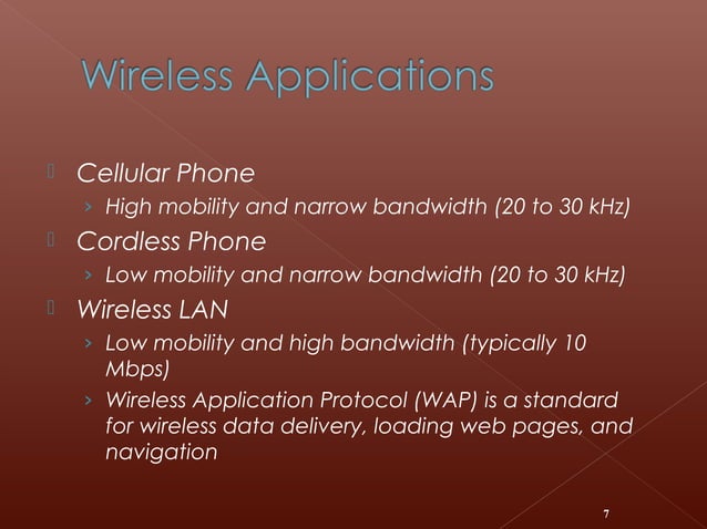 WIRELESS COMMUNICATIONS | PPT