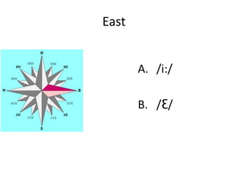 Phonetic english /ei/ /Ɛ/ /i:/ /I/ /Ɛ/ - /ei/ | PPTX