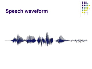 Speech waveform 