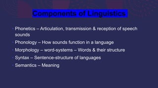 Phonetics - An Introduction