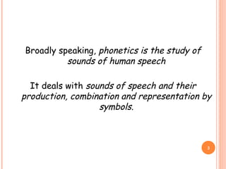 Introduction to Phonetics: A Speech Sound System | PPT