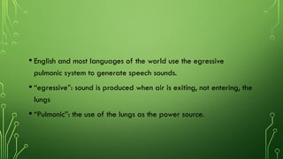 Phonetics-and-Phonology The English Sound System | PPTX