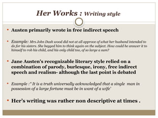 Exploring Jane Austen: Life, Works, and Enduring Legacy | PPTX