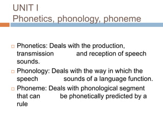 Phonetics and spoken english | PPTX