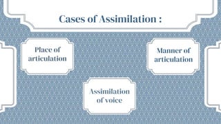 ASSIMILAION | PPTX