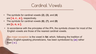 {Phonetics} ladegfoged's book ch 9 | PPTX