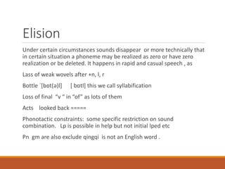 Phoneticsphonology lecture 2 | PPTX