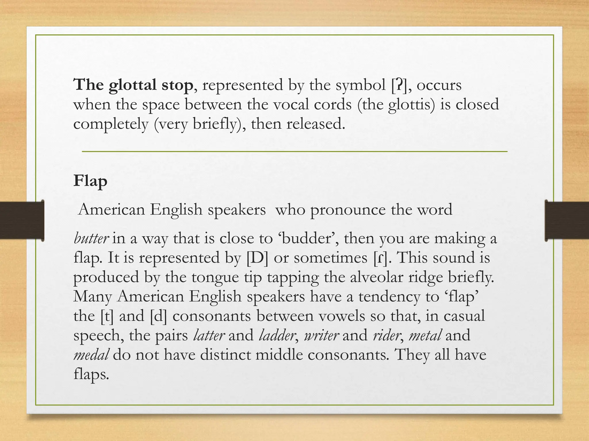Phonetics Second Presentation about articulation | PDF