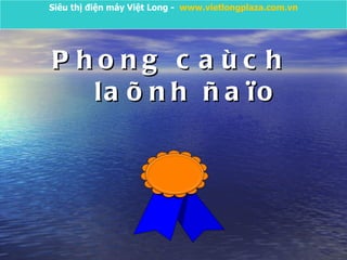 Phong caùch laõnh ñaïo Siêu thị điện máy Việt Long -  www.vietlongplaza.com.vn 