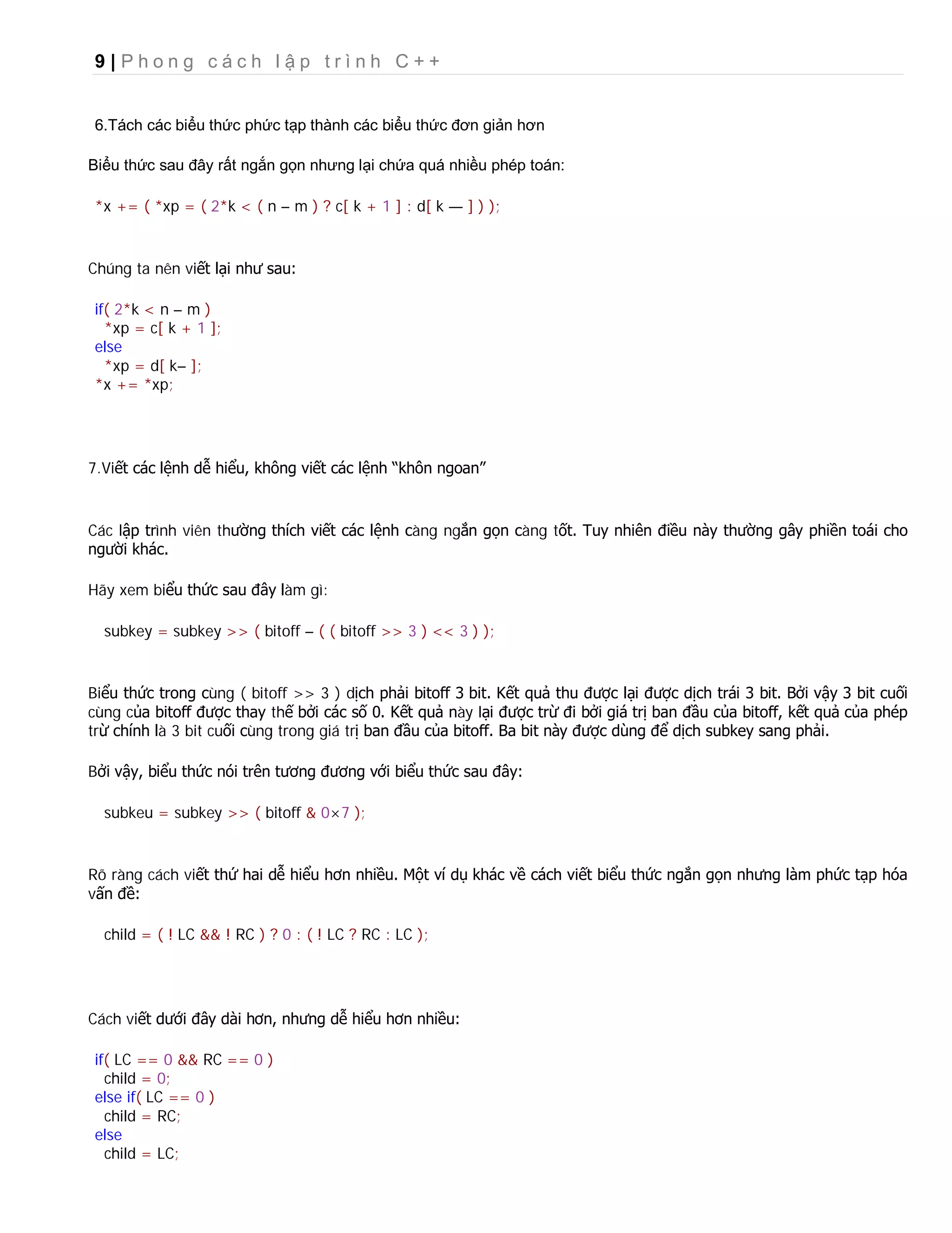 Phong cach lap trinh c pdf