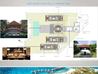 MẶT BẰNG CỤM VILLA 3 PHÒNG NGỦ
 