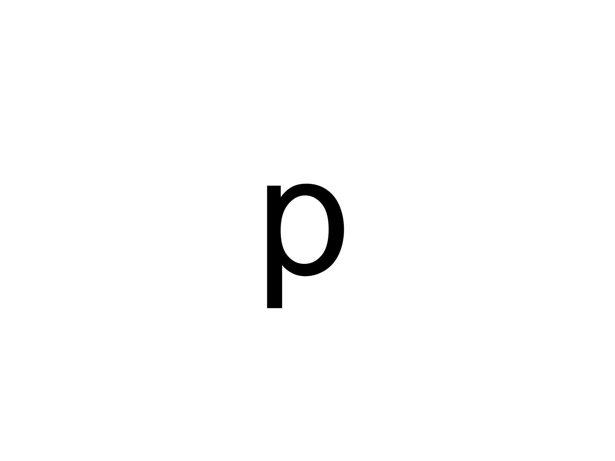 p 
