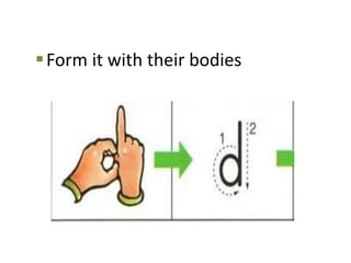 Form it with their bodies
 