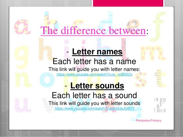 phonics presentation pembroke school 2016 youtube letter sounds