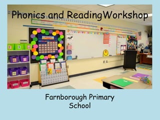 Phonics and ReadingWorkshop
Farnborough Primary
School
 