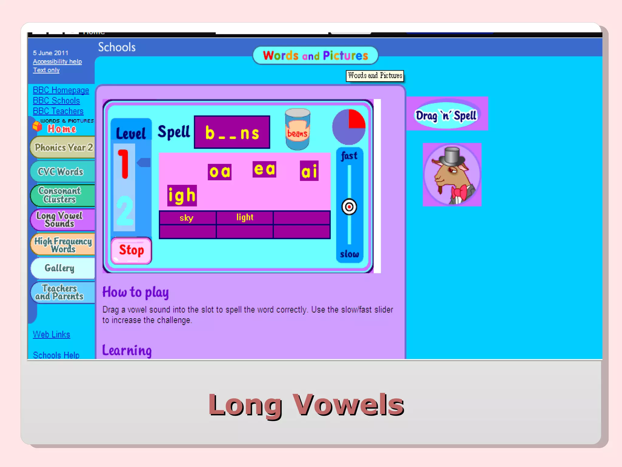 Long Vowels 