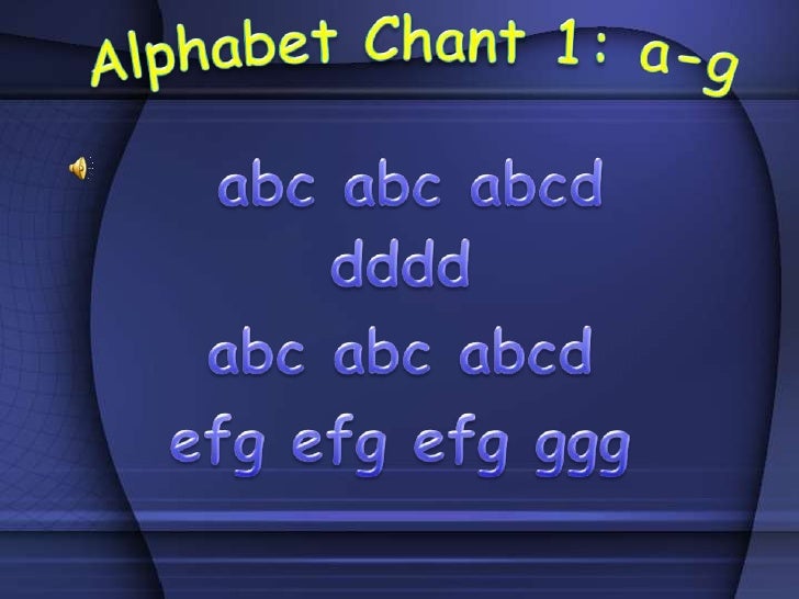 Phonics chant version 2