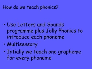 Phonics presentation for parents | PPT