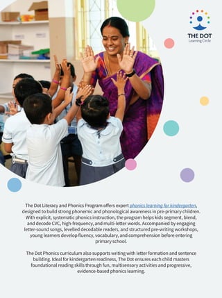 The Dot Phonics Learning for Kindergarten | PDF