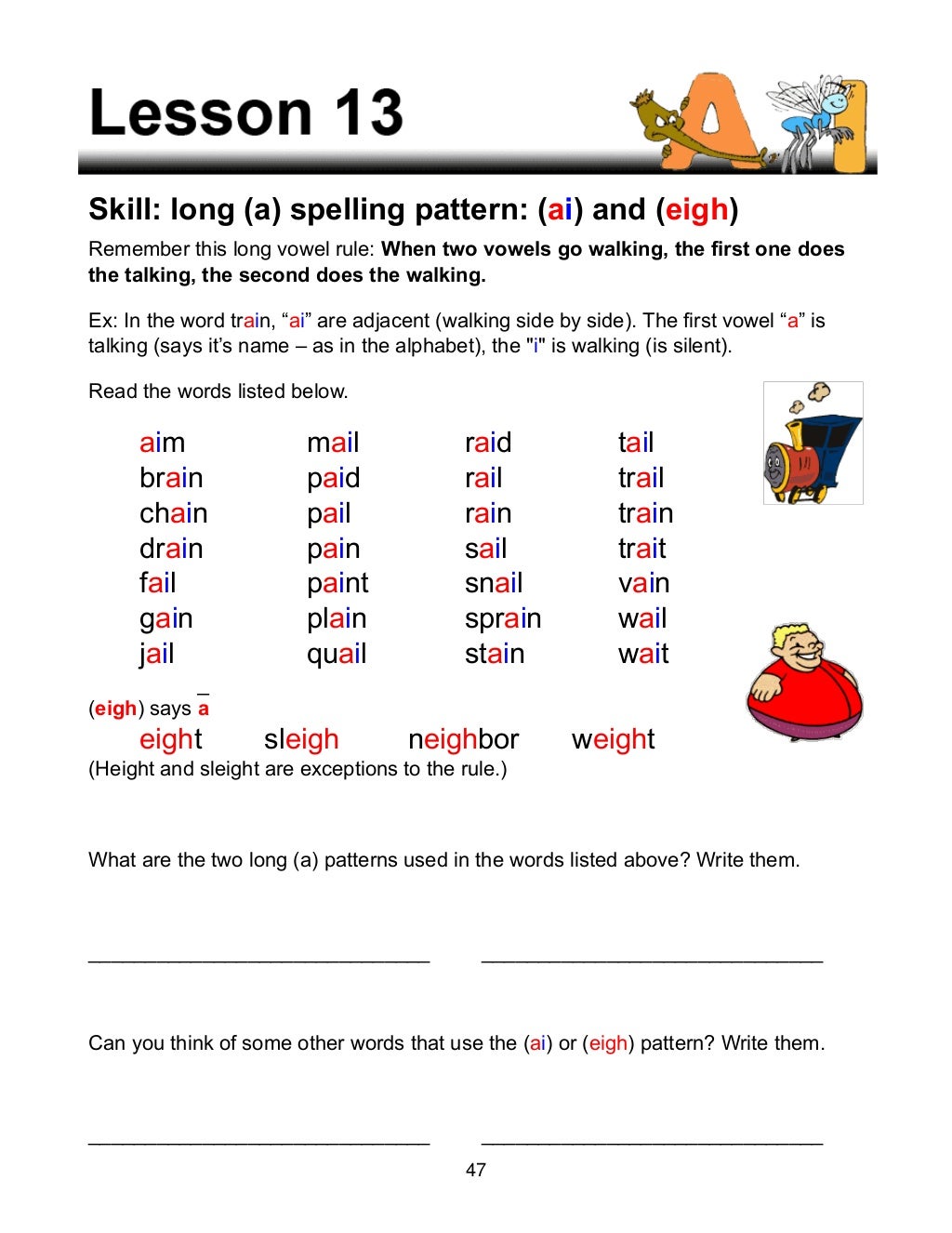 Phonics Lessons Phonics lessons